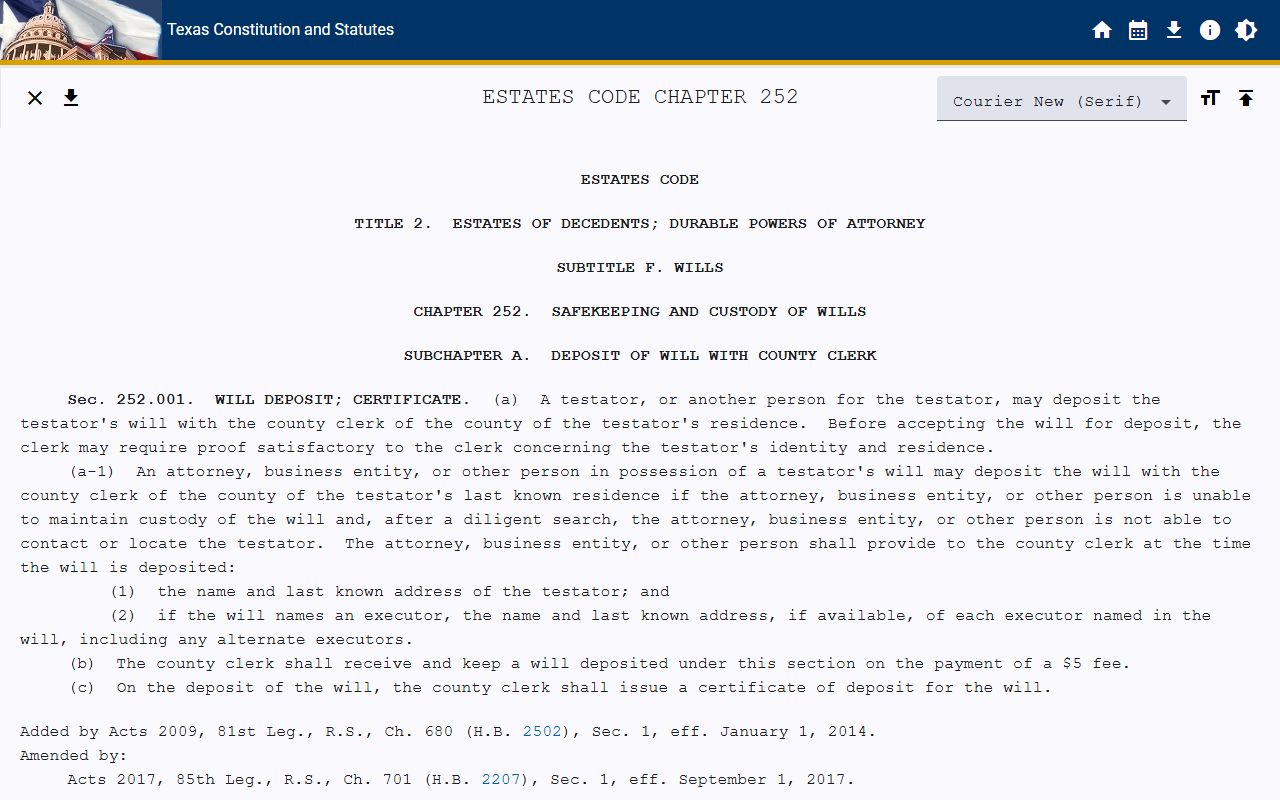 Texas Estates Code will probate context for McLennan County probate records